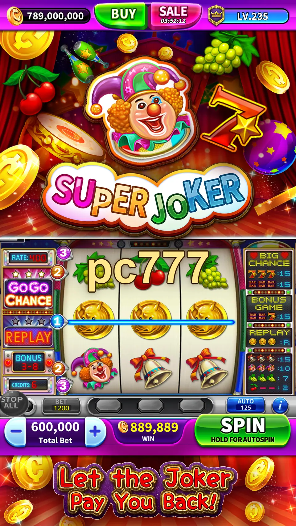 pc777 Tangkapan Layar - APK Resmi